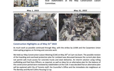 May Construction Report + Outlook for the Week of June 13, 2022